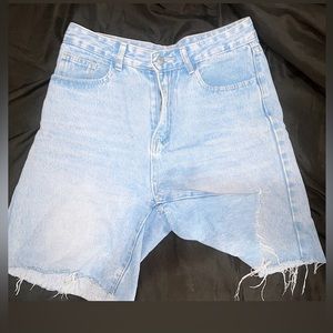 High Waist Denim Shorts